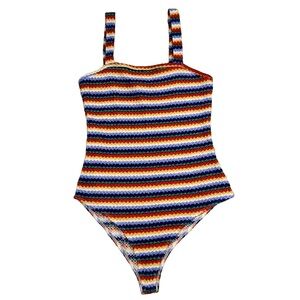 Forever 21 Rainbow|| Striped| Soft| Sleeveless Bodysuit